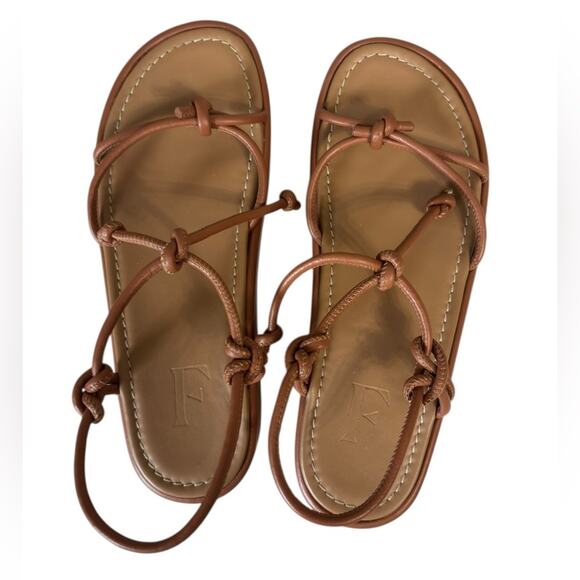 Flattered Heather Knot Platform Sandal in Brown - Size 39 - Picture 7 of 12